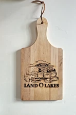 Vintage Land O' Lakes Cutting Board