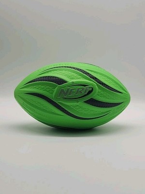 2013 Nerf FireVision Ignite Football Green/Black Lights Up/Glows By Hasbro RARE