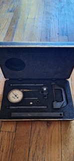 Vintage Central Tool Company Universal Dial Test Indicator Set