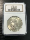 1922 Peace Dollar MS65 NGC Old Fatty Holder w/ Nice Luster