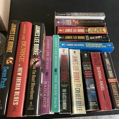 James Lee Burke Dave Robicheaux Series Lot Of 15 HCs & PBs G-VG Condition