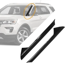 Windshield Trim Molding A-Pillar, Compatible with Ford A - Outer LH&RH