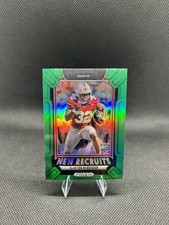 2025 Prizm Draft Picks Football TreVeyon Henderson (RC) New Recruits Green Prizm