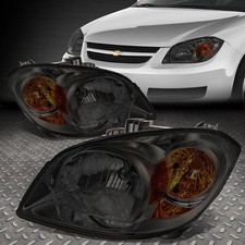 For 05-10 Chevy Cobalt Pontiac G5 Pontiac Pursuit Smokedamber Headlights Lamps For 05-10 Chevy Cobalt Pontiac G5 Pontiac Pursuit Smokedamber Headlights Lamps