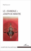 Le Scandale Joseph De Maistre Paul Dubouchet Taschenbuch 156 S. FranzöSisch 2020