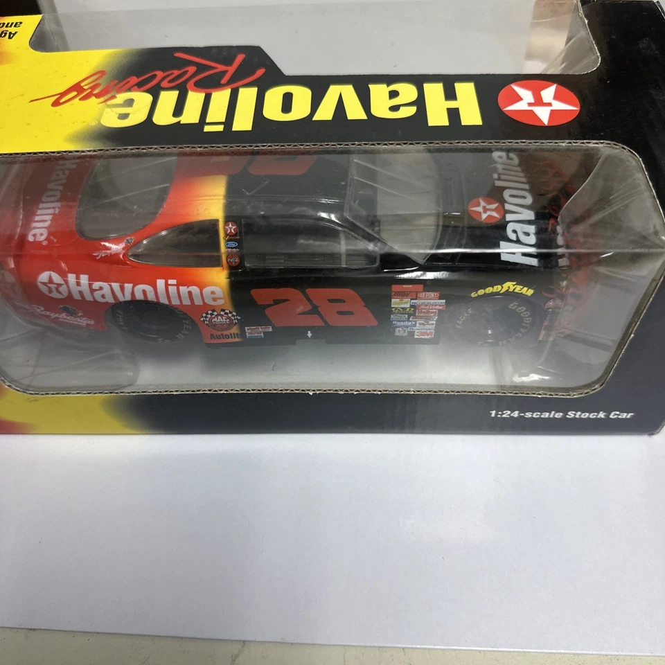 Pair Of #28 Ricky Rudd Havoline Racing 1/24 Diecast Action Collectables Promos - Image 4 of 4