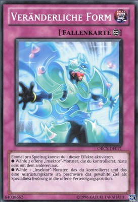 YuGiOh Veränderliche Form ORCS-DE071 Common Good 1st