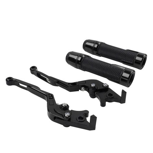 Klappbar ausziehbarer Bremskupplung-griff für Kawasaki ZX6R/636 2019-2021 Black - Picture 10 of 10