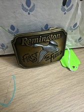 Remington "First in the Field" Canada Goose Metal Belt Buckle BB-170