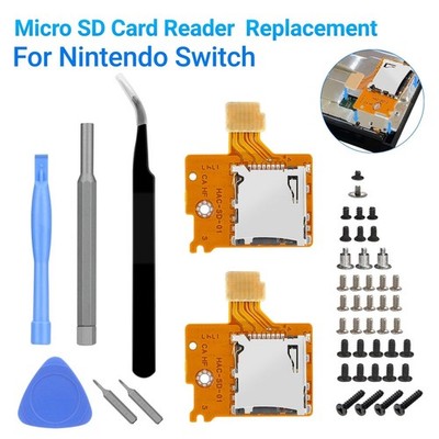 Nintendo Switch - first aid kit Replacement Micro SD TF Card Reader Board Tool Kit for Nintendo