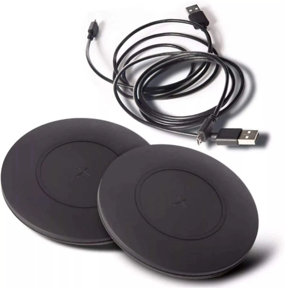 TYLT Shield 2-Pack Wireless Charger Pad Qi Charging Station Black NEW - Image 2 of 4