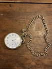 Antique Men’s Pocket Watch w/ Chain, Waltham, 25 Year Gold Filled, Works!, Nice