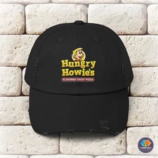 Hungry Howie's Logo Unisex Distressed Cap