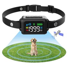 Wireless Dog Fence, GPS Dog Collar Fence System with 3 Warming Modes, Recharg...