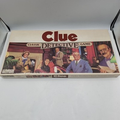 Vintage 1986 Clue Detective Board Game - 100 % Complete, Parker Brothers