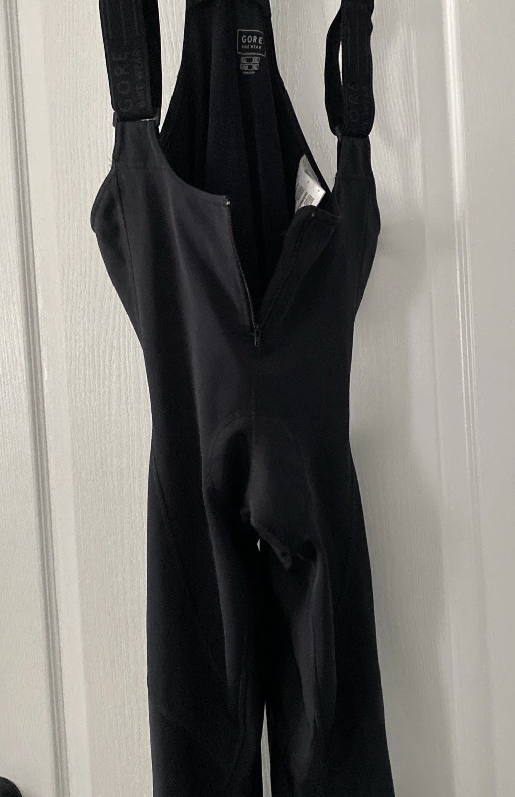 Gore Black Bike Wear Windstopper Cycling Bib leggings pants Sz.XXL 2X