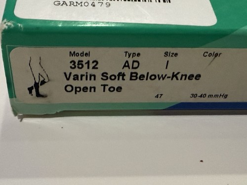 Juzo 30-40 mmHg 3512 AD I VARIN SOFT BELOW THE KNEE Beige COMPRESSION STOCKINGS - Picture 3 of 5
