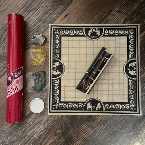 VINTAGE Pente Game Red Tube 1984 Unopened Glass Stones Parker Brothers Rare NOS