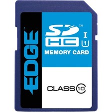 Edge Tech - PE248703 - EDGE 16 GB Class 10/UHS-I (U1) SDHC - Lifetime Warranty