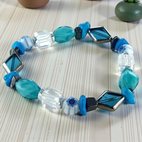 Turquoise Bracelet Carousel One Size / Beautiful Jewellery Item And Gift Idea.