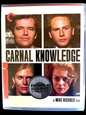 Mike Nichols' CARNAL KNOWLEDGE-1971 (Criterion 4K-Blu-Ray) W/ Features NEW