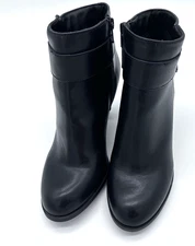 Jones New York Ankle Boots 6.5 Black  Heels Pointy Toe Dress Casual 3 inch heel