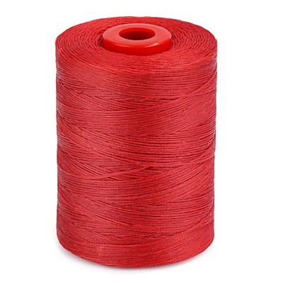 Waxed Thread, 550Yards Leather Thread for Hand Sewing, Waxed Linen Thread Fla...
