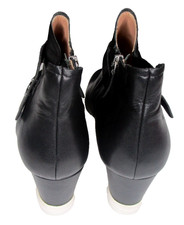 Bottines Femme Linea Paolo Langston En Cuir Noir - Pointure US 10, Neuves Sans Boîte D'origine
