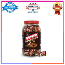 Kopiko Coffee Candy 28.2 oz Jar Real Coffee Extract Hard Candy Treat