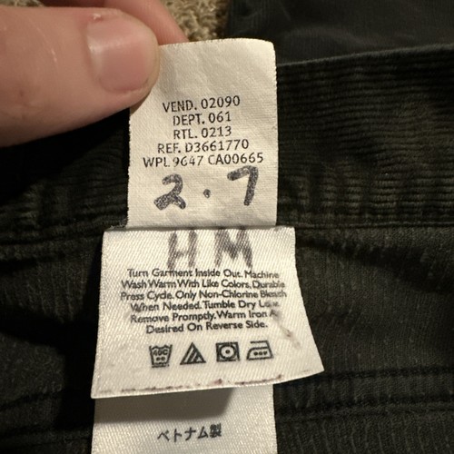 Eddie Bauer Damen 14 (32x30) Legendäre Cordhose High Rise Schwarz - Bild 4 von 6