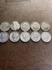 1963 90% Silver Dimes Lot 10 ,  5 Roosevelt Dimes 5 Mercury Dimes         #53