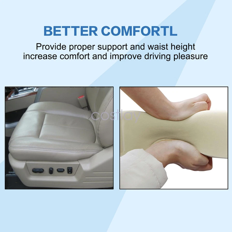 For 2009-2014 Ford F150 Lariat Driver Passenger PERFORATED Leather seat cover - Image 4 of 4