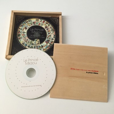LE PRINCE MIIAOU - FILL THE BLANK PROMO CD! HOLZKISTE !!