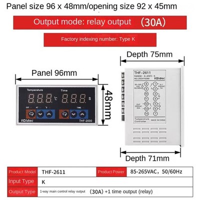 THF-2000 Time Temperature Integration Control Instrument AC85-265V 50Hz