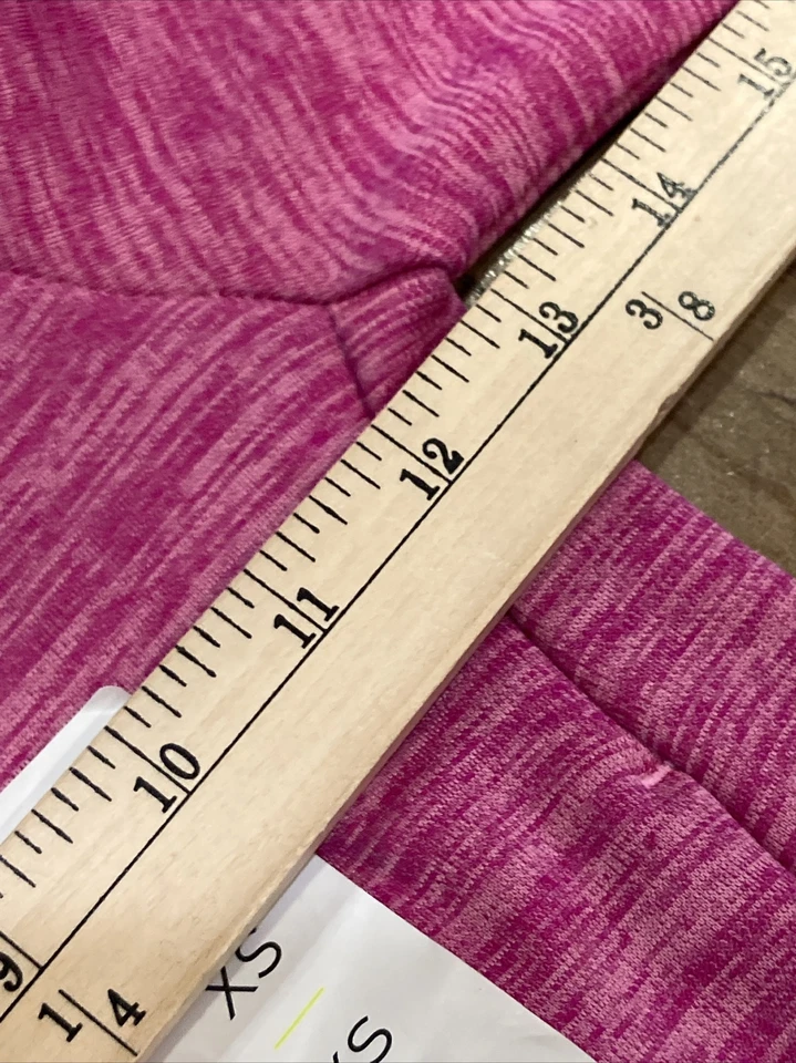 Girls C9 Champion Tech Fleece Full Zip Hoodie Pink Size XS 4/5 - Image 4 of 4