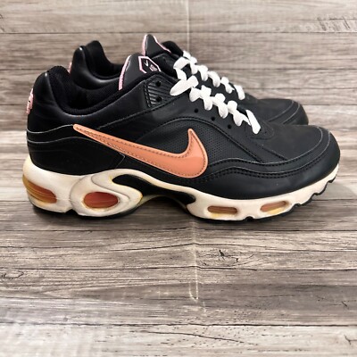 VTG Nike Air Max Plus TN Womens Black Leather Athletic