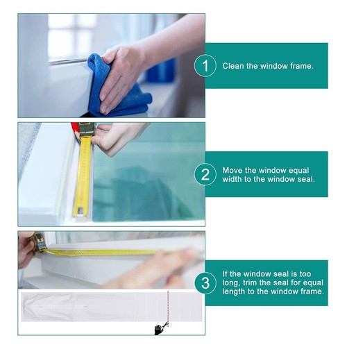Portable Air Conditioner Parts-Air Conditioner Window Kit-Portable Ac Window Kit - Picture 4 of 10