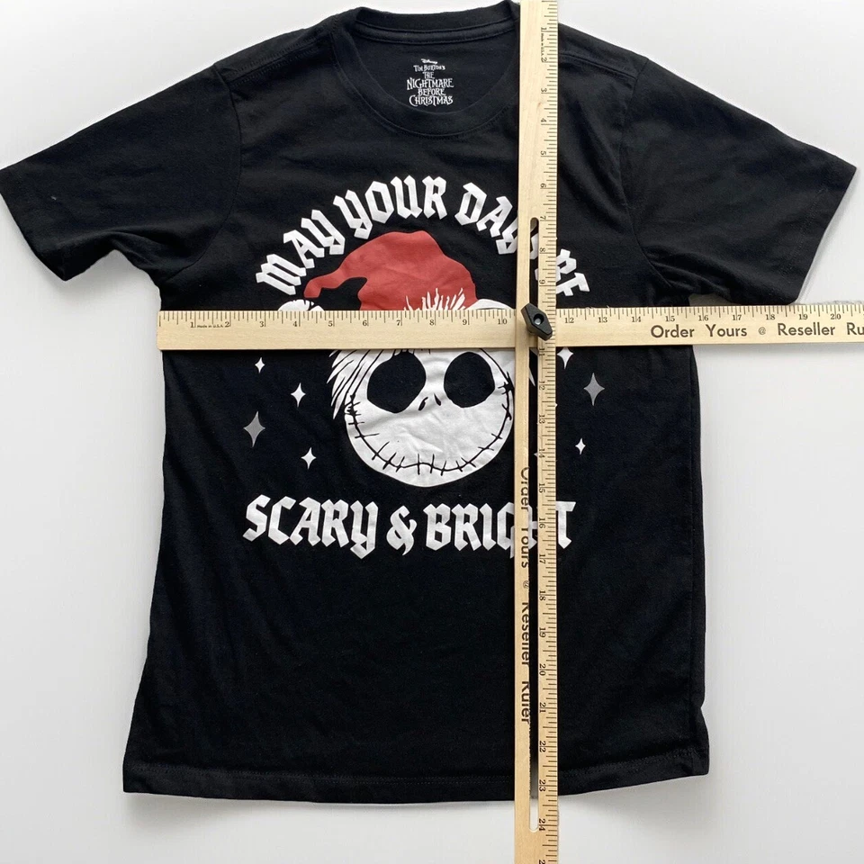 Camiseta Pesadilla antes de Navidad niños Jack Skellington gráfica talla L (10-12) Foto 3 de 4