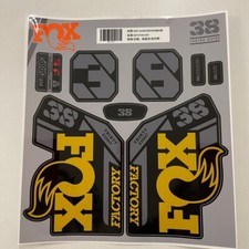 Fork Sticker for 2021 FOX 38 ENDURO Mountain Bike Bicycle Decals deep gold gray