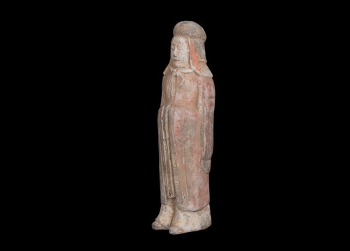 China Tang (618-907) Hofdame - Antique Chinese Pottery Figure Of A Court Lady - Picture 10 of 12