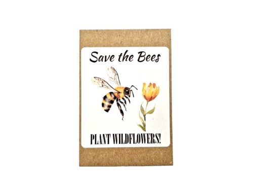 Save The Bees Wildflower Seeds Mix Kids Party Bags Favours Gifts 12 x 2.5g BF6 - Picture 4 of 6