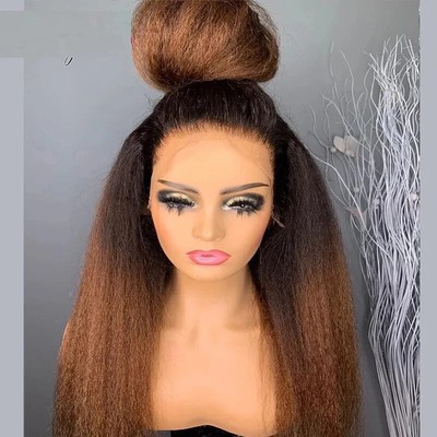 Blonde/Brn Synethic Wig New 26\