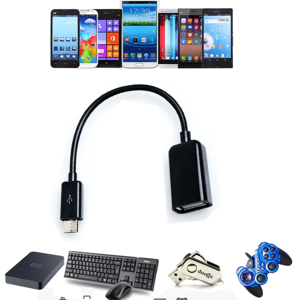 Premium USB OTG Adapter Cable Cord For iRulu AX302 AX303 AK713 X9 Tablet PC_gm - Image 2 of 4