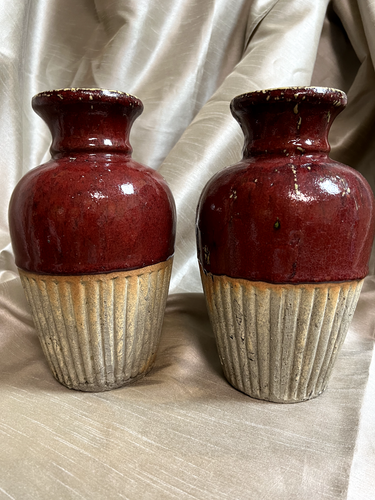 Antique 19th Century Thick Stoneware (Set of 2) - Picture 2 of 11
