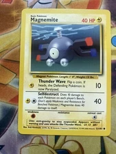 Magnemite 53/102 Pokemon Base Set 4th Print UK 1999-2000 NM
