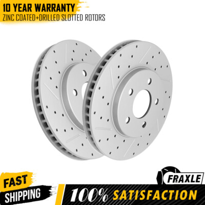 For Ford Mustang Base 2005 2006 2007 2008 2009 2010 Front Disc Brake Rotors Pair