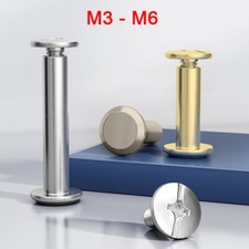 M3-M6 Stainless Steel Binding Screws Nail Rivets for Photo Album Leather