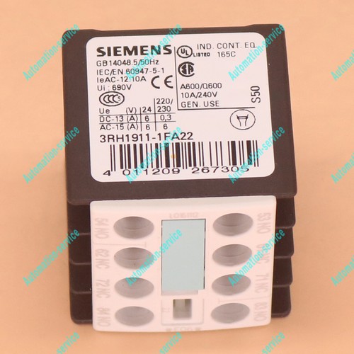 NUEVO Contactor Siemens 3rh1911-1fa22 3rh19111fa22 envío gratuito - Imagen 5 de 5