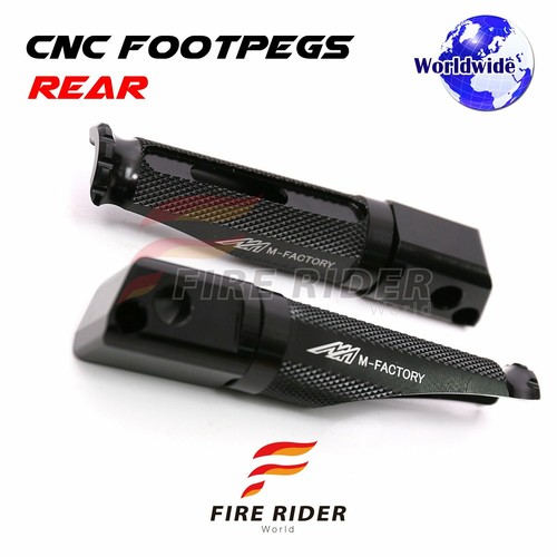 For Honda CBR1000RR CBR600F CNC Passenger Footpegs Footrests - Picture 3 of 10