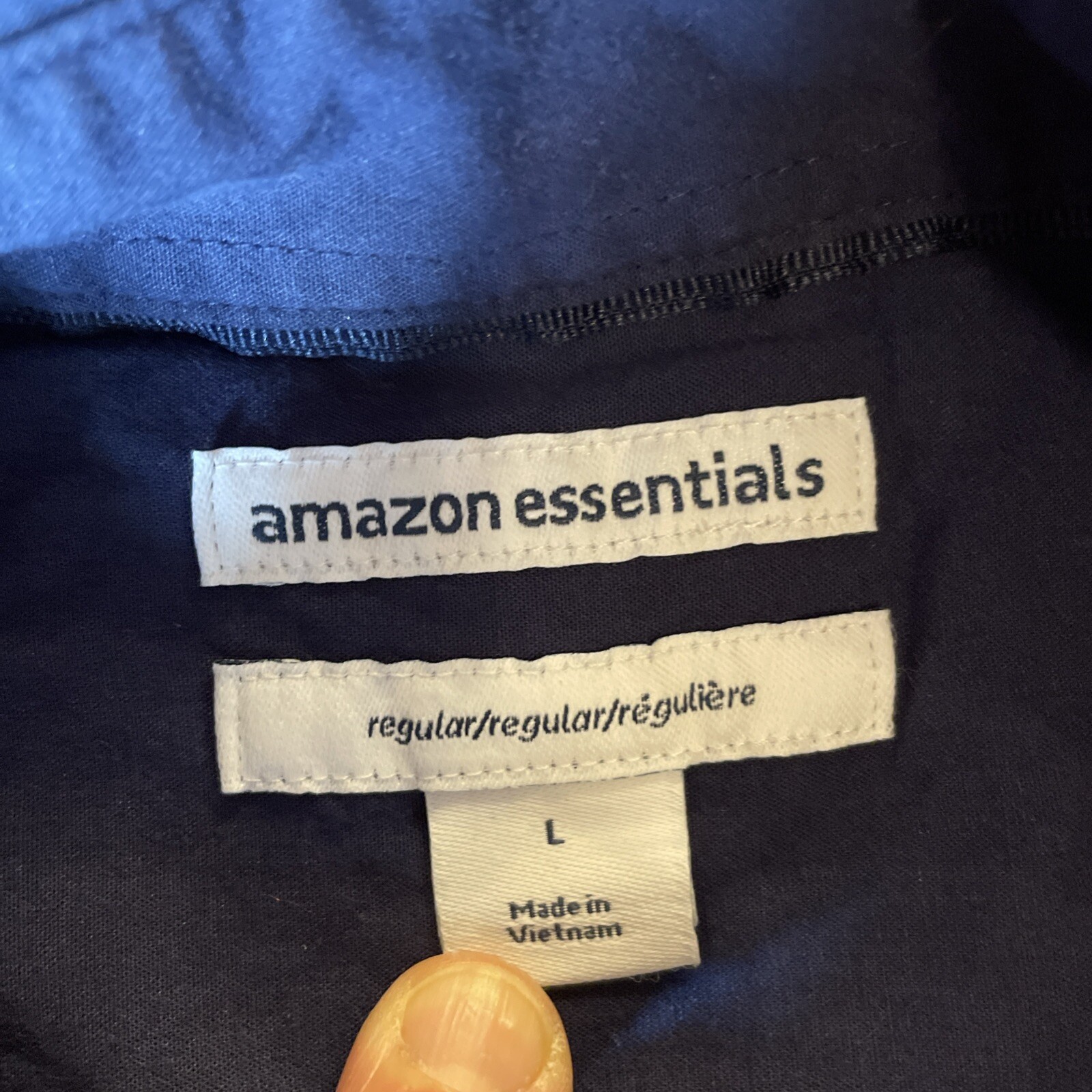 Amazon Essentials Men's Regular Large Blue Casual… - image 2